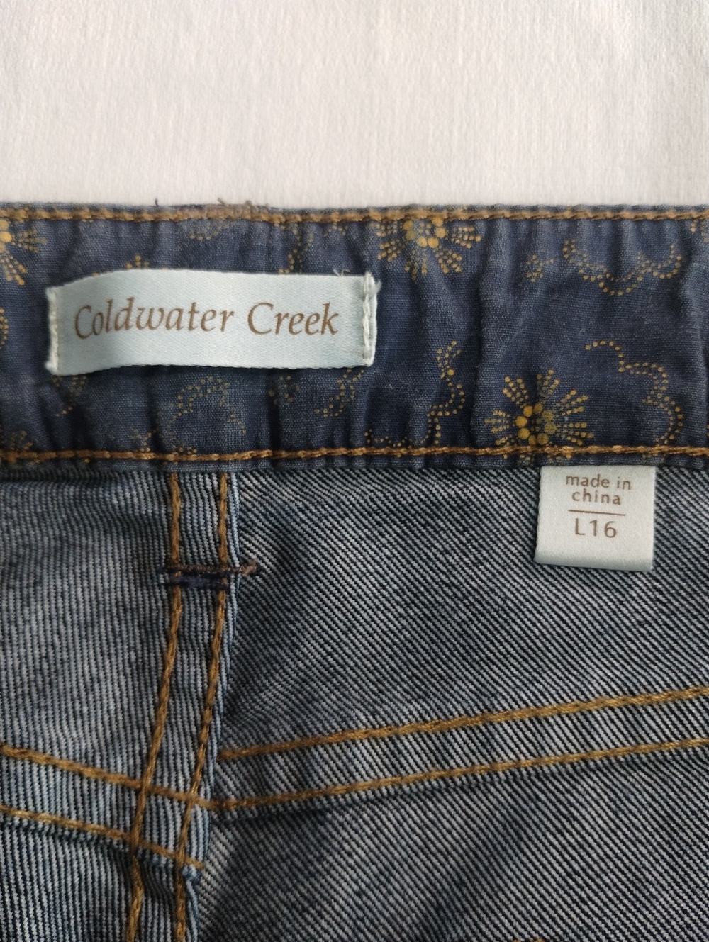Coldwater Creek Dark Blue Flare Jeans - Picture 9 of 10
